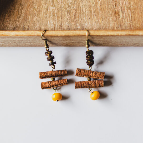 oly-cddbd8de4f72b52969ead8fd1081922c Wholesale Style Handmade Jewelry, Grass-Dyed Earrings, Persimmon-Dyed Niche Design, Ethnic Style, Style Style