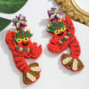 Wholesale Earrings Mexican Festival Handmade Rice Bead Earrings Personalized Trendy Women's Earrings Hip-Hop Style