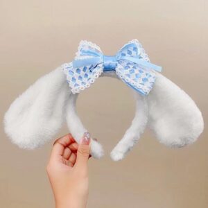 headband (white big-eared dog)