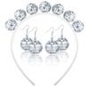 oly-ce5071a0644a3cc545fcf7c4e55690a2 Wholesale DISCO mirror ball earrings headband party DISCO dancing carnival accessories hip hop punk style earrings