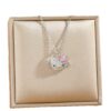 Wholesale Kitty necklace for women, sweet and cute pendant collarbone chain.