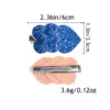 Wholesale Red Blue White Shiny Heart Hair Clip Onion Powder Heart Hair Accessories Side Bangs Clip For Girls
