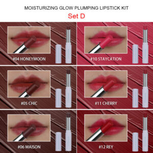 6 Pack Moisturizing Lipstick SET-D