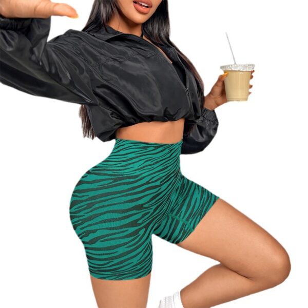 oly-cf209e5ed672c50c62ff016daaa00212 Wholesale seamless yoga shorts camouflage zebra yoga pants high waist hip outdoor sports fitness pants