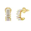 Wholesale 1 Pair Simple Style Geometric Copper Zircon Earrings