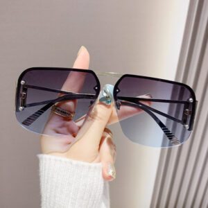 silver frame gray blue