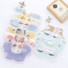 oly-cfbb99bf1b1dd07b77cadf522c526c79 Wholesale Petal Bib Pure Cotton Factory Direct Sales Wholesale 360 Octagonal Pure Cotton Six-Layer Gauze Plum Petal Bib