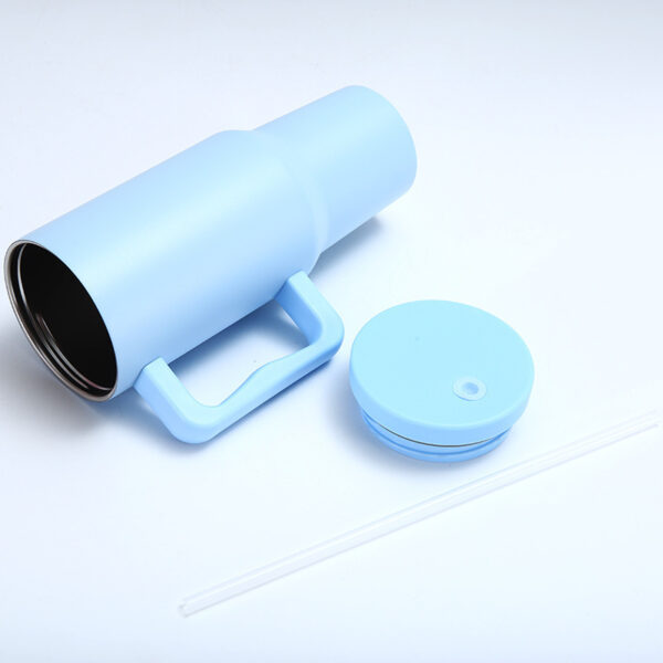 oly-cfcf21d6802a3ecc15108808a2ebdffa Wholesale Third Generation 40oz Ice Cup Car Handle Straw Thermos Cup 304 Stainless Steel Thermal Insulation and Cold Storage