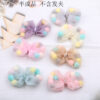 Wholesale bow hair clip girls spring and summer hair clip Korean Princess side clip girls handmade hair accessories