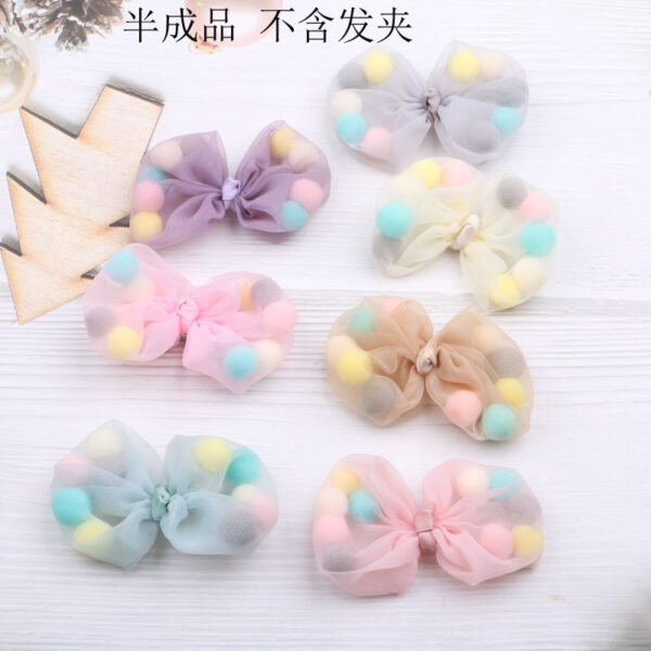Wholesale bow hair clip girls spring and summer hair clip Korean Princess side clip girls handmade hair accessories