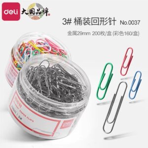 oly-cfd5cd49f95758394f75272266e2f621 Wholesale Deli 0018 Paper Clip Silver Metal Paper Clip Steel Core Manufacturer Wholesale Office Supplies Use Square