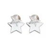 Wholesale 1 Pair Elegant Modern Style Star Copper Zircon Ear Studs