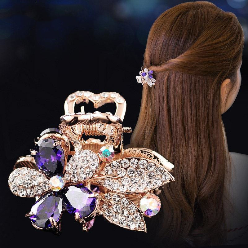 Wholesale Grappling Clip Korean Adult Hair Accessories Rhinestone Hairpin Hairpin Small Clip Bangs Clip Head Jewelry for Girlfriend on Chinese Valenti