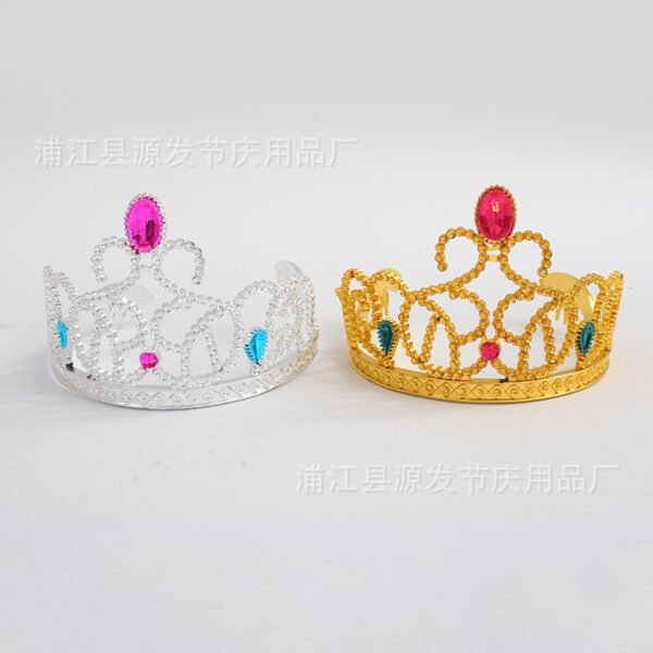 oly-cfe784ae799aaa12fdd4757b2e40c8dd Wholesale Plastic Crown Korean Children's Headwear Hair Band Accessories Girls Girls Princess Party Gifts