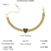 Wholesale Geometric Waterproof Non Tarnish Bracelets For Women In 304 Stainless Steel With 18K Gold Plated PVD Coated Woven Chain