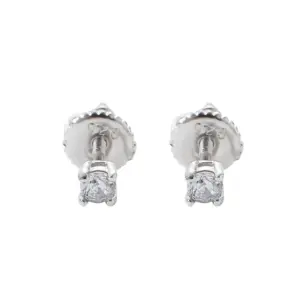 3mm Silver Pair/free 925 Sterling Silver Ear Caps