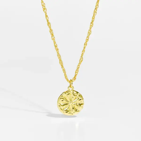 Wholesale Light Luxury Style 18K Gold Plated Zircon Texture Cross Pendant Necklace Retro Versatile Daily Classic Collarbone Chain