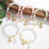oly-d0626a364f8e3be9cea4ffdabfb3940a Wholesale Butterfly Bracelet Crystal Youth All-match Elegant Holiday Style Butterfly Bracelet Rainbow Jewelry