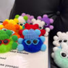 oly-d07020e47586235f5229ba24b2bdde10 Wholesale Cute Rex Rabbit Fur Small Coal Ball Bag Pendant Schoolbag Ugly Eyes Doll Pendant Cartoon Doll Car Keychain