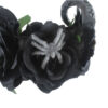 oly-d08997fb72da7e8eb8d95ca85b64b090 Wholesale black flower Gothic photo head buckle horn skull headband Halloween Japanese style hair accessories