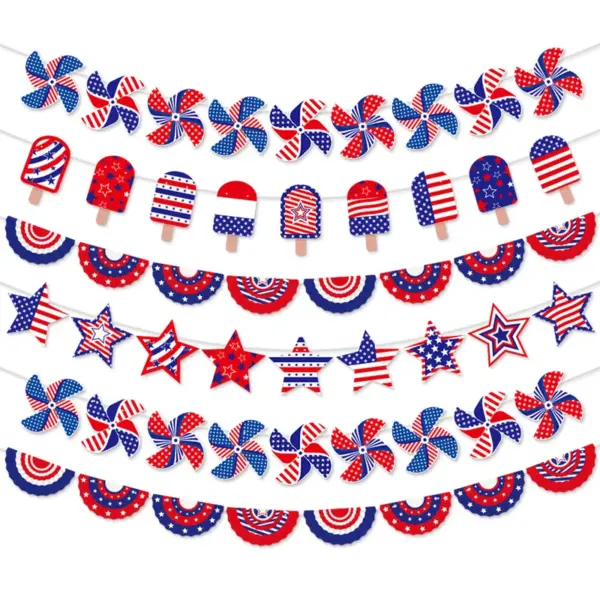 Wholesale Independence Day Paper Banner For Party Decorations, Perfect For Event & Party Supplies