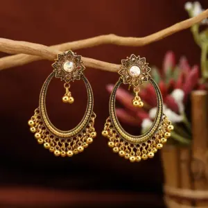 Oval Antique Gold Champagne Color