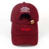 Wholesale Explosions Hat Slang DAMN Letter Embroidered Baseball Cap Outdoor Men’s and Women’s Leisure Sunshade Cap