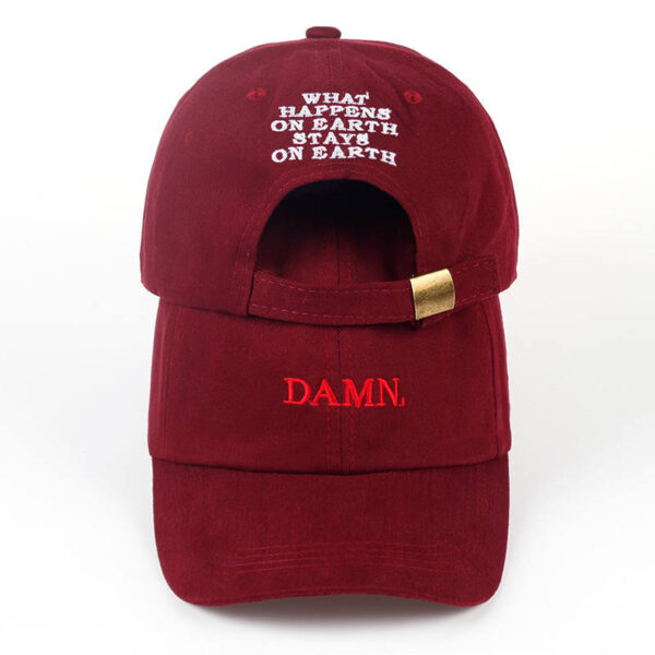 Wholesale Explosions Hat Slang DAMN Letter Embroidered Baseball Cap Outdoor Men’s and Women’s Leisure Sunshade Cap