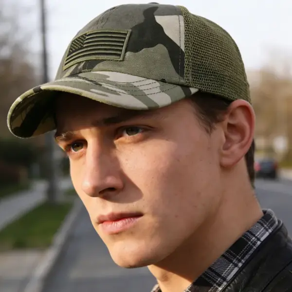 oly-d0e6f3a13079259f932197de1e16e35e Wholesale American Flag Casual Baseball Cap For Adults With Curved Eaves, Made Of Polyester Featuring Embroidery