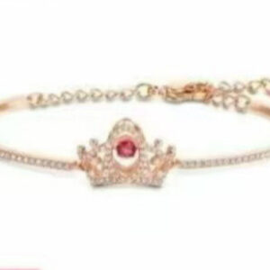 Rose gold dynamic crown bangle