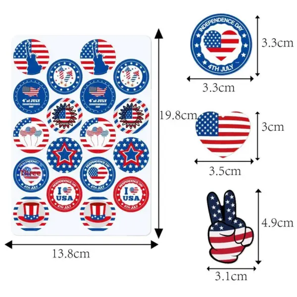 Wholesale Creative Stickers Party Gift Bag Adhesive Stickers Decorative Paper Products
