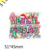 Wholesale loose powder cartoon quicksand Christmas snowman jewelry acrylic pin DIY patch accessories