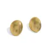 Wholesale 18K Gold Plated Stainless Steel Geometric Floral Pattern Earrings Casual Cute Simple Design For Dating Selfie Holiday Shopping