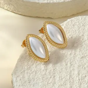 BD050EH-oval Earrings
