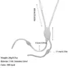 Wholesale Bohemian Style Long Tassel Necklace Stainless Steel Fashion Blade Chain Non-Fading Titanium Jewelry Accessories 18K Gold Plated Y-Shaped