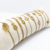 oly-d1baadb141d24f092f0d4983c2a957d9 Wholesale Fashion all-match non-fading titanium steel bracelet women's 18K gold stainless steel love bracelet high sense