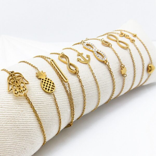 oly-d1baadb141d24f092f0d4983c2a957d9 Wholesale Fashion all-match non-fading titanium steel bracelet women's 18K gold stainless steel love bracelet high sense