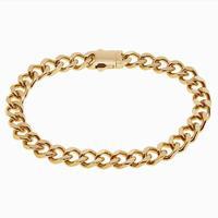 7mm wide fine gold 20cm