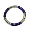 Wholesale Fashion Creative Tube Beads Elastic Bracelet Acrylic Double Color Curved Tube Round Tube Bracelet