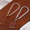 Wholesale Adjustable French Style Full Drill 5mm Oval Zircon Single Row Women's Bracelet Elegant Travel Jewelry Stainless Steel 18K Gold Plated