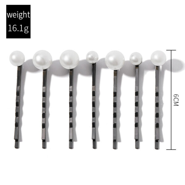 oly-d1fee978d0e12f423f27dfbfdf57c773 Wholesale Gold-Plated Pearl Hairpin Wholesale Style Personalized Accessories One-Word Clip Bridal Jewelry Set Female Ins Style