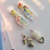 oly-d1fff77af6b728c844be767f6ec823ce Wholesale Original Design Arrival Hand-made Ins Style Color Wave Dot Ribbon Earrings Asymmetric Love Plush Autumn and Winter Earrings