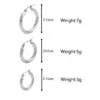 Wholesale 201 Stainless Steel Solid Color Electroplated Golden Plated Simple Style Commute Waterproof Non Tarnish Plating Earrings