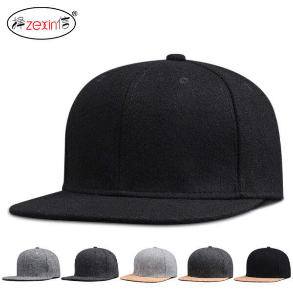 oly-d233d048faeae103c92ea97dfc7c6a43 Wholesale Autumn and Winter Outdoor Men's Hip Hop Cap Flat Street Dance Cap Men's and Women's Thickened Flat Cap Warm Woolen Baseball Cap