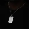 Wholesale Prove They're Wrong Military Badge Pendant Necklace Stainless Steel And Titanium Steel Polished Unisex Simple Style Geometric Pattern