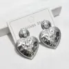 Wholesale 304 Stainless Steel Earrings Niche Simple Design Sense Stud Earrings Heart Water Plated Earrings Earrings For Shopping Banquet Fashion Show