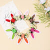 oly-d26925cc93e171289455a20ec5cc289f Wholesale children's headdress baby solid color flower rabbit ears hairpin girls cute side clip