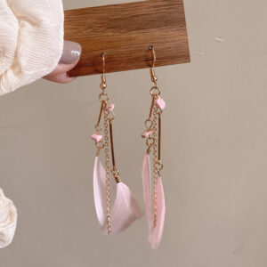 Light pink floating hair