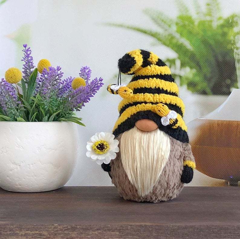 Wholesale New Bee Festival Rudolph Faceless Figurine Decoration for Summer, GNOME Easter Decoration, Mother's Day Gift