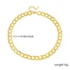 Wholesale Double Ring Chain Smooth Thread 304 Stainless Steel O-shaped Waterproof Non-fading Cable Chain Necklace For Women